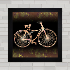 Quadro decorativo para sala ou varanda , com pôster de bicicleta .