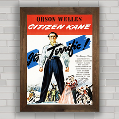 Quadro decorativo de cinema do filme Citizen Kane , Cidadão Kane .