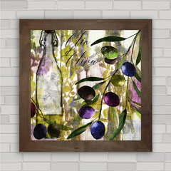 quadro decorativo oliva e azeitona