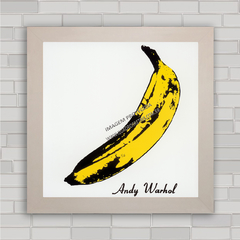 Quadro decorativo banana pop art  , Andy Warhol .