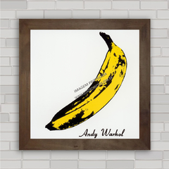 Quadro decorativo banana pop art  , Andy Warhol .