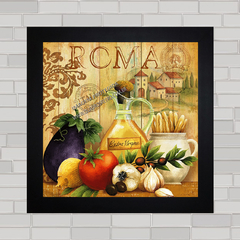 quadro decorativo para cozinha italiana