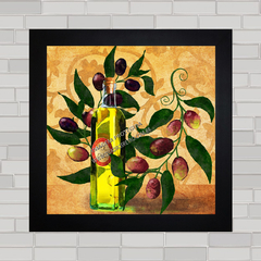 quadro decorativo azeite de oliva para cozinha