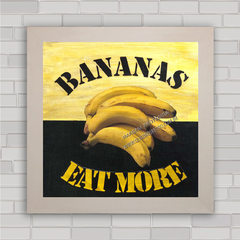 Quadro decorativo bananas para cozinha