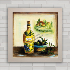 quadro decorativo olio di oliva para cozinha