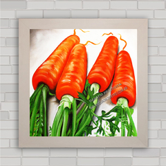 Quadro de vegetal cenoura .