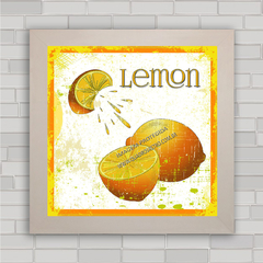 Quadro decorativo limão , para feira ou fruteira