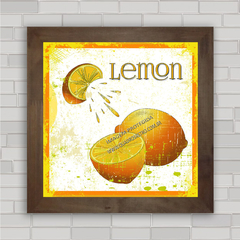 Quadro decorativo limão , para fruteira