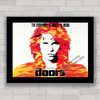 Quadro decorativo de filme , banda de rock The Doors .
