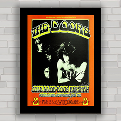 Quadro decorativo de música , banda de rock The Doors , cartaz do show .