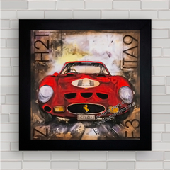 Quadro decorativo Ferrari 250 antiga .