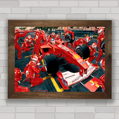 Quadro decorativo Ferrari Fórmula 1 .