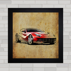 Quadro decorativo carro Ferrari .