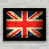 Quadro decorativo bandeira Inglaterra .