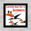 Quadro decorativo propaganda antiga cerveja Guinness .