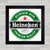 Quadro decorativo cerveja Heineken logotipo .
