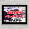 Quadro decorativo de cinema , com imagem pôster do filme Hell's Angels .