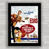 Quadro decorativo filme antigo Loiras , morenas e ruivas com Elvis Presley .