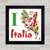 Quadro decorativo love Itália .