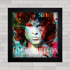 Quadro decorativo de música , com pôster do Jim Morrison , Doors .