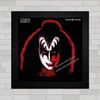 Quadro decorativo com pôster da banda de rock Kiss , Gene Simmons .