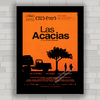 Quadro decorativo com imagem pôster do filme Las Acácias .