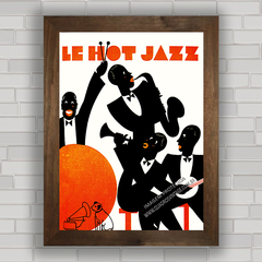 Quadro decorativo de música , com pôster bar de jazz .