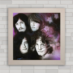 Quadro decorativo de música , com pôster da banda de rock Led Zeppelin .
