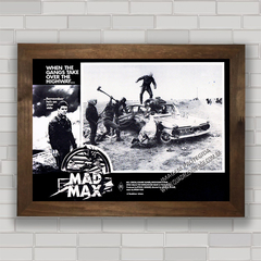 Quadro decorativo de cinema , com imagem pôster do filme Mad Max .