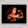 Quadro decorativo de super herói Marvel DC Comics , Mulher Maravilha .