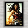 Quadro decorativo de super herói Marvel DC Comics , Mulher Maravilha .