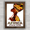 Quadro decorativo africana .