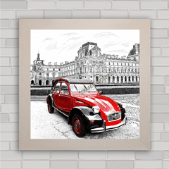 Quadro decorativo carro antigo Citroen em Paris .
