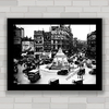 Quadro foto antiga de Londres preto e branco .