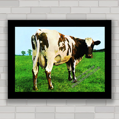Quadro decorativo de rock , Pink Floyd disco da vaca .
