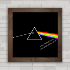Quadro decorativo de rock progressivo , banda Pink Floyd prisma .