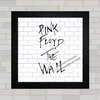 Quadro decorativo de rock , banda Pink Floyd filme The Wall .