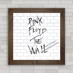 Quadro decorativo de rock , banda Pink Floyd The Wall .
