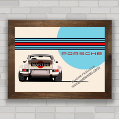 Quadro decorativo Porsche 911 RSR  de corrida e competição .