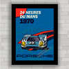 Quadro decorativo Porsche 917 de corrida e competição .