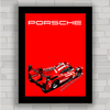 Quadro decorativo carro Porsche 919 híbrido .