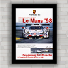 Quadro decorativo carro Porsche Le Mans .