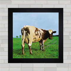 Quadro decorativo de rock , banda Pink Floyd disco da vaca .