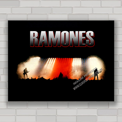 Quadro decorativo de punk rock , banda Ramones .