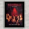 Quadro decorativo com pôster da série de TV Riverdale .