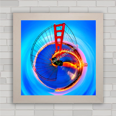 Quadro decorativo ponte Golden Gate , São Francisco Califórnia .