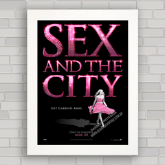 Quadro decorativo com pôster da série de TV Sex And The City .