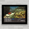 Quadro decorativo propaganda anúncio do carro antigo Simca Ariane .