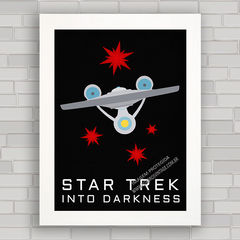 Quadro decorativo da série de TV Star Trek , nave Enterprise .