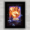 Quadro decorativo filme Star Wars , Guerra nas estrelas .